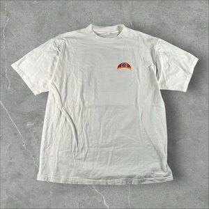 Vintage Keith Haring Shirt Mens XL White 90s Je‎ Rudong Park Sky Tower Rare Art